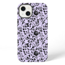 Hand Drawn Floral Lilac Case