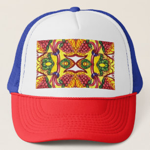 Hand Drawn: Floral Ornamental Elegance. Trucker Hat