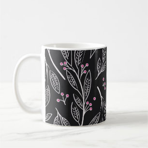 Hand Drawn Floral: Seamless Design Coffee Mug