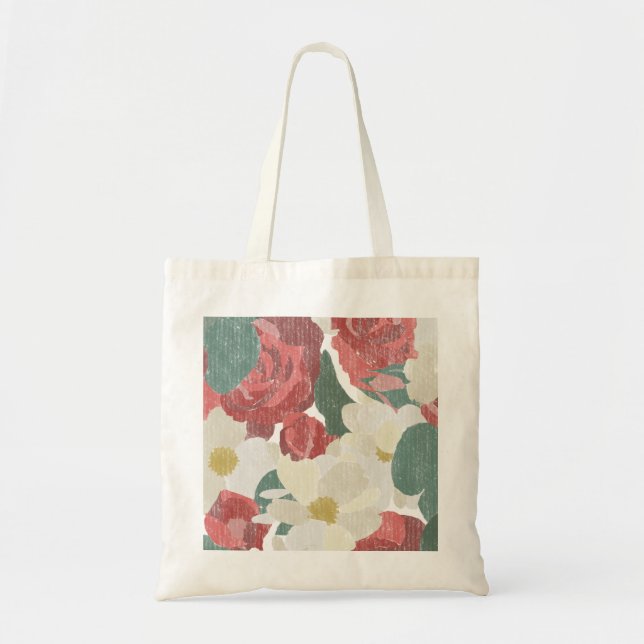 Hand Drawn Floral Tote (Front)