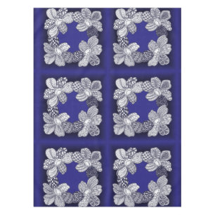 Hand Drawn Flower Lei Choose Any Colour Tablecloth