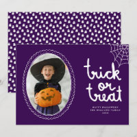 Hand Drawn Frame Trick Or Treat Halloween Photo