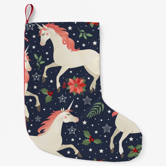 Hand drawn fresh lemon pattern on wood texture small christmas stocking (Front)