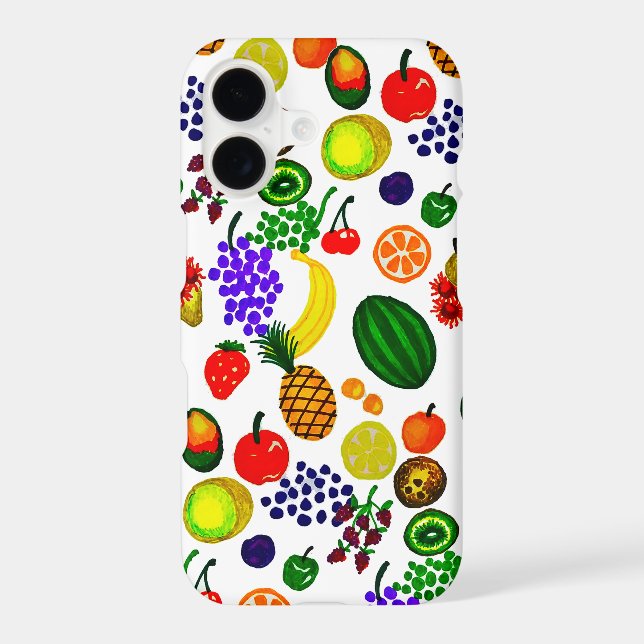 Hand Drawn Fruit Medley Pattern (Back)