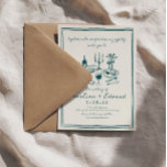 Hand Drawn Funky Drawing Handwritting Wedding  Invitation<br><div class="desc">Hand Drawn Funky Drawing Handwritting Wedding</div>