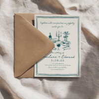 Hand Drawn Funky Drawing Handwritting Wedding 