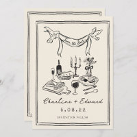 Hand Drawn Funky Handwritting Save the date