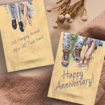 Hand Drawn Funny Chic Anniversary