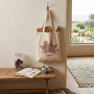Hand drawn Gelidium Seaweed Tote Bag