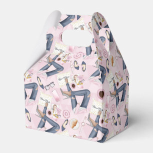 Hand Drawn Girl Boss Favour Box
