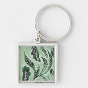 Hand Drawn Greenery Botanical Specialist Botanist Key Ring