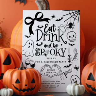 Hand Drawn Halloween Party Invitation