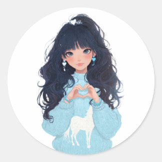 Hand Drawn Heart Sticker | Cute Love Heart Illustr