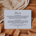 Hand Drawn Heart Wedding Details Insert Card<br><div class="desc">This hand drawn heart wedding details insert card is perfect for a modern wedding. The simple and classic design features a lovely handwritten calligraphy font finished with a romantic heart.</div>
