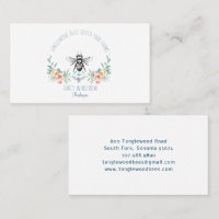 Hand Drawn Honey Bee Beekeeper Apiary Floral