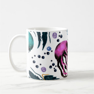 Hand drawn illustration. Seamless pattern. Digital Coffee Mug