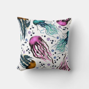 Hand drawn illustration. Seamless pattern. Digital Cushion