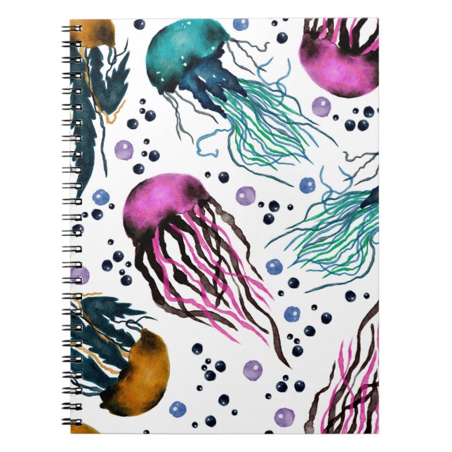 Hand drawn illustration. Seamless pattern. Digital Notebook (Front)
