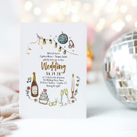 Hand Drawn Illustrations Doodles Funky Wedding