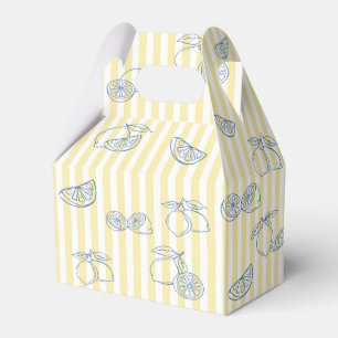 Hand Drawn Lemon Baby Shower Favour Box
