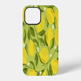 Hand Drawn Lemons Colourful Wallpaper iPhone 12 Case