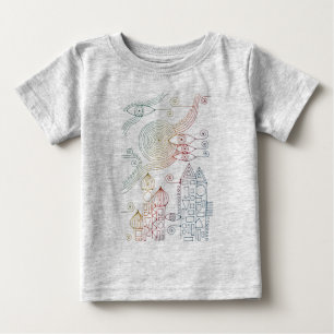 Hand Drawn Lines By EDDArt - Come together 4 Baby T-Shirt