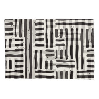 Hand-drawn lines, grungy seamless texture. pillowcase