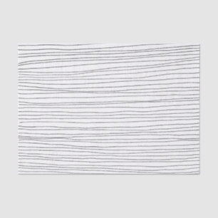 Hand Drawn Lines Watercolor Pattern Gift Tissue Paper