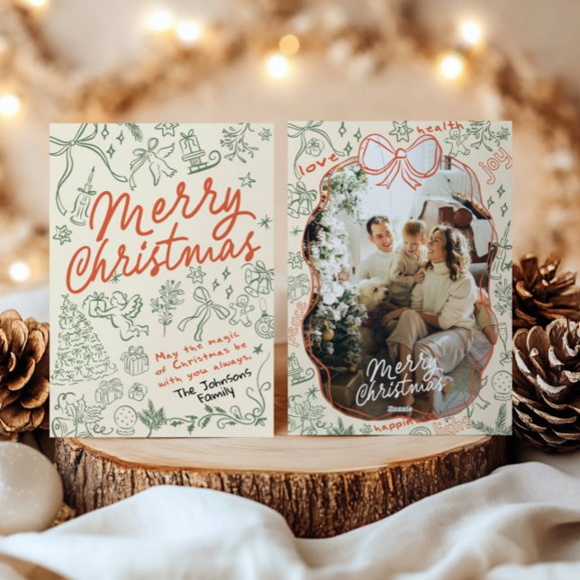 Hand Drawn Merry Christmas Card (Creator Uploaded)