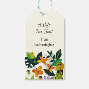 Hand-Drawn Monarch Butterfly Nature-Inspired Gift Tags