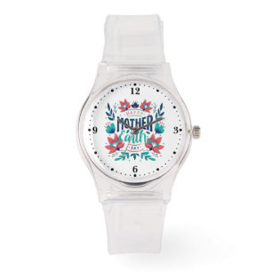 Hand Drawn Mother Earth Day Design-23184 Watch