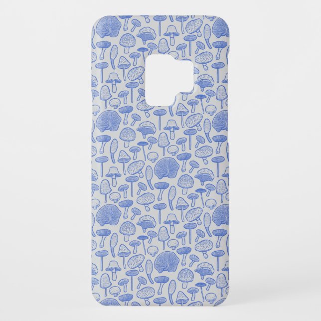 Hand Drawn Mushrooms Collage Case-Mate Samsung Galaxy Case (Back)