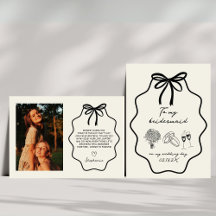 Hand Drawn My Bridemaid On My Wedding Day Photo