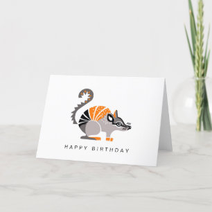 Hand drawn -  NUMBAT - Wildlife - Australia Card