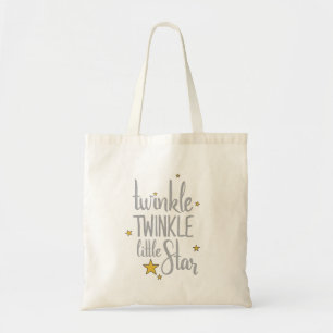 Hand Drawn Nursery Rhymes Image Twinkle Twinkle Tote Bag