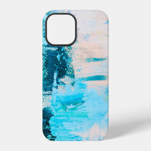 Hand drawn oil painting. Abstract art background. iPhone 12 Case