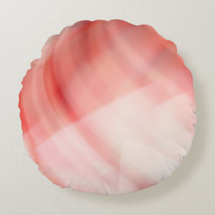 Hand drawn painting. Abstract art background. Colo Round Cushion