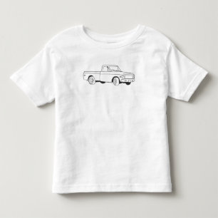 Hand-drawn Pick-Up Truck Toddler T-Shirt