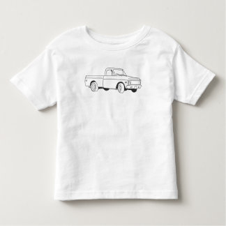 Hand-drawn Pick-Up Truck Toddler T-Shirt