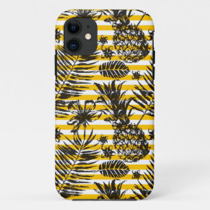 Hand Drawn Pineapples iPhone 11 Case