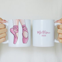 Hand drawn Pink Ballet Shoes