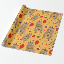 Hand Drawn Quokka Birthday Wrapping