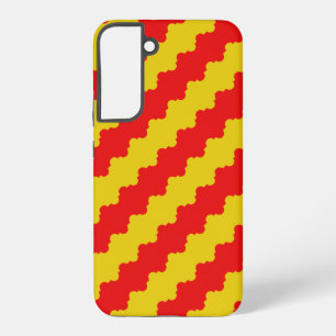 Hand-Drawn Retro Geometric Stripes Samsung Galaxy Case