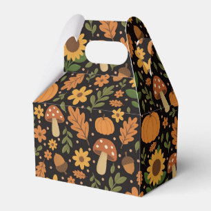 Hand Drawn Rustic Fall Pattern Favour Box