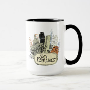 Hand Drawn San Francisco Mug