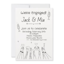 Hand Drawn scribble Invitation