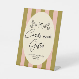 Hand Drawn Scribble Wedding Cards & gifts sign