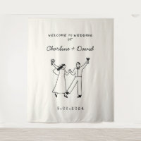 Hand Drawn Scribble Wedding Welcome