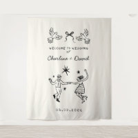 Hand Drawn Scribble Wedding Welcome