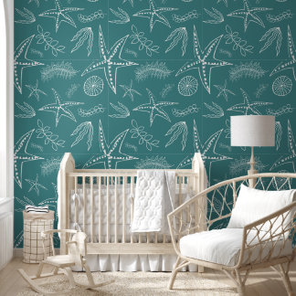 Hand Drawn Sea Life Wallpaper